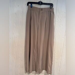 Zyia Wide Leg Khaki Pants, Size XL